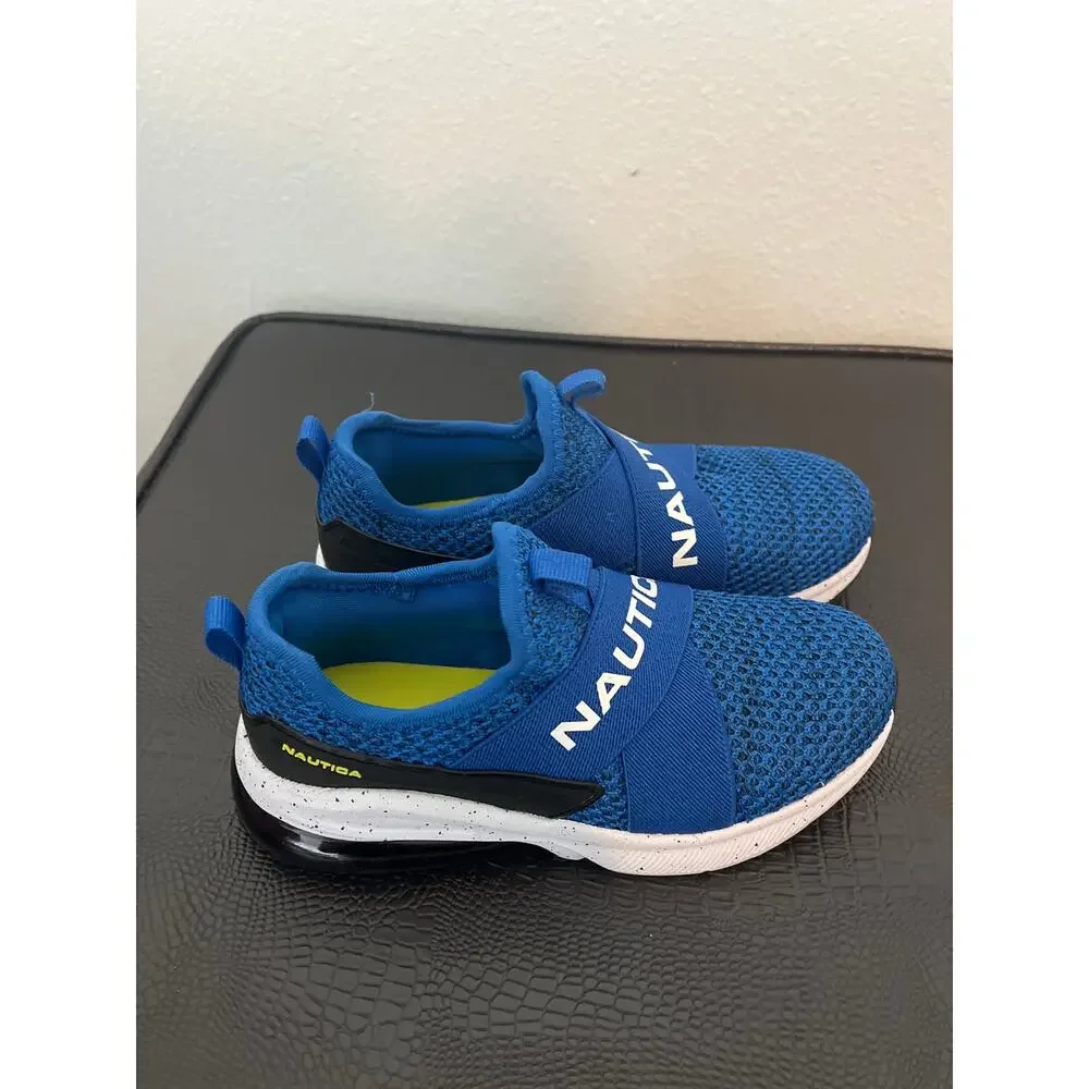 Nautica Boys Blue Slip-On Sneakers
